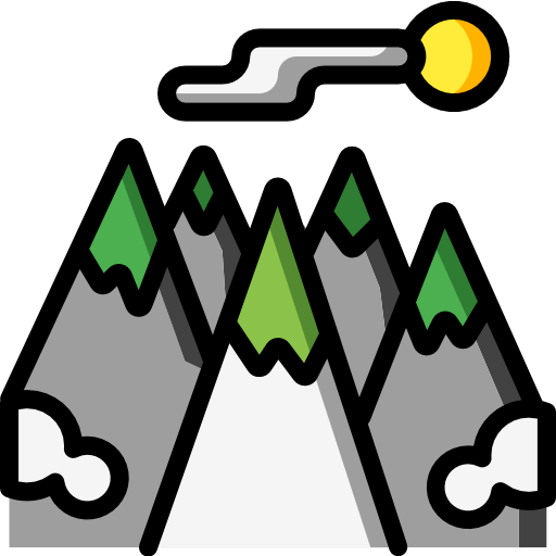 góra Basic Miscellany Lineal Color ikona