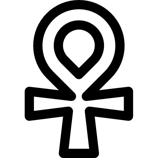 ankh Basic Rounded Lineal icono