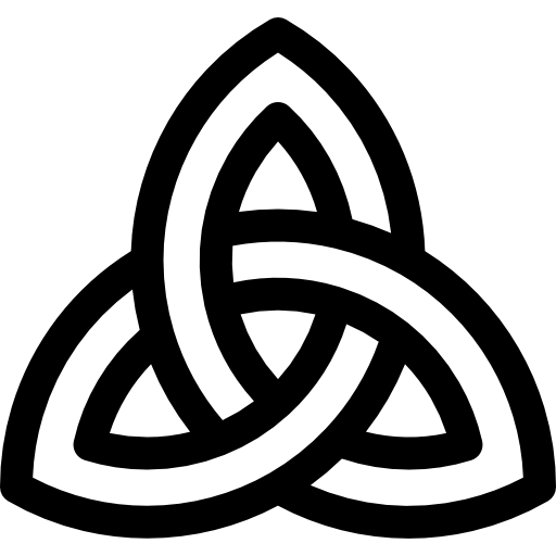 triquetra Basic Rounded Lineal ikona