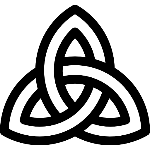 triquetra Basic Rounded Lineal icoon