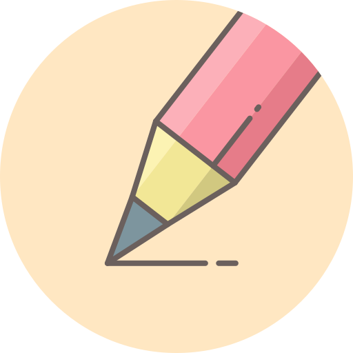 escribir Generic color lineal-color icono
