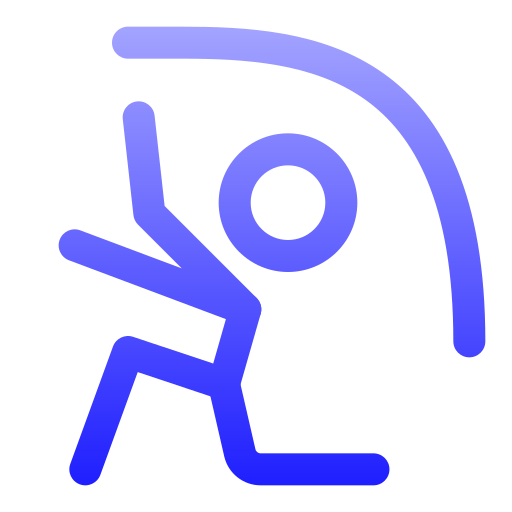 gymnastiek Generic gradient outline icoon