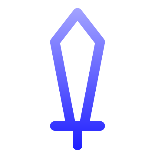 miecz Generic gradient outline ikona