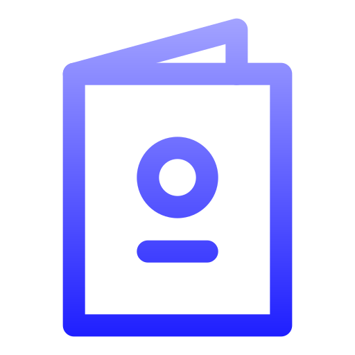 reisepass Generic gradient outline icon