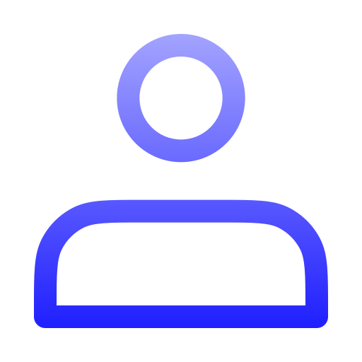 People Generic gradient outline icon