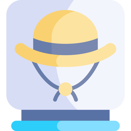 sombreros Kawaii Flat icono