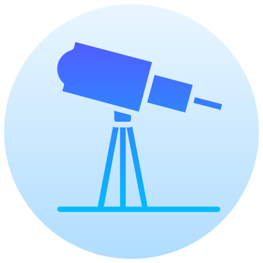 télescopes Generic gradient fill Icône
