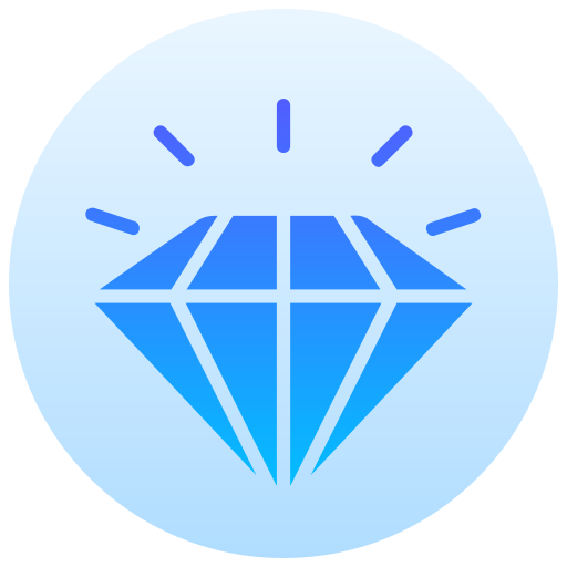 diamantes Generic gradient fill icono