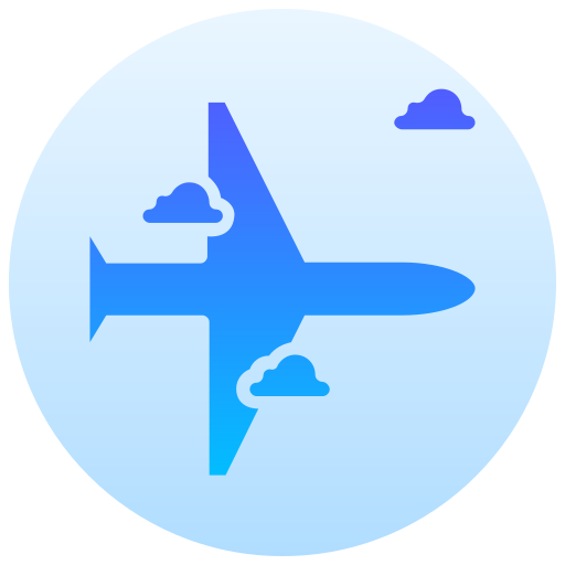 Flight Generic gradient fill icon