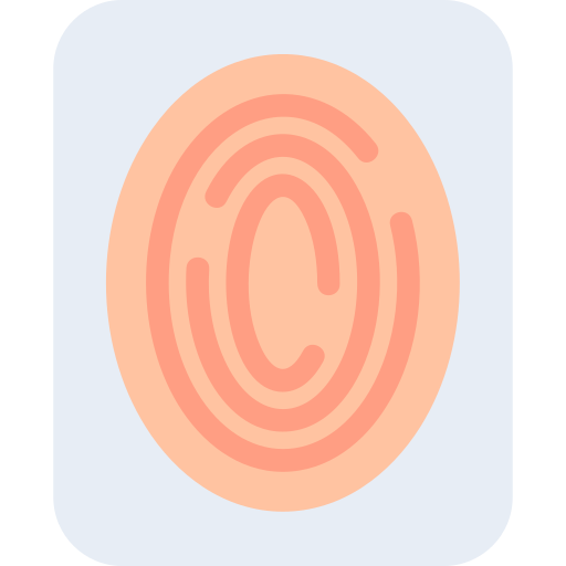 scannen van vingerafdrukken Generic color fill icoon