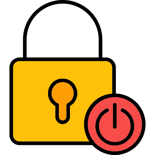 interruptor de alimentación Generic color lineal-color icono