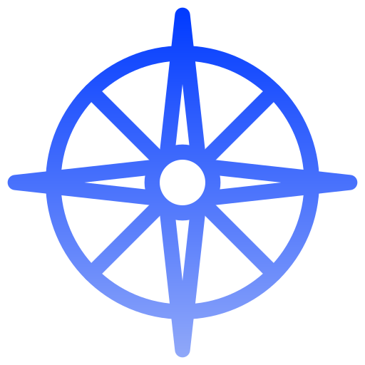 Compass Generic gradient outline icon