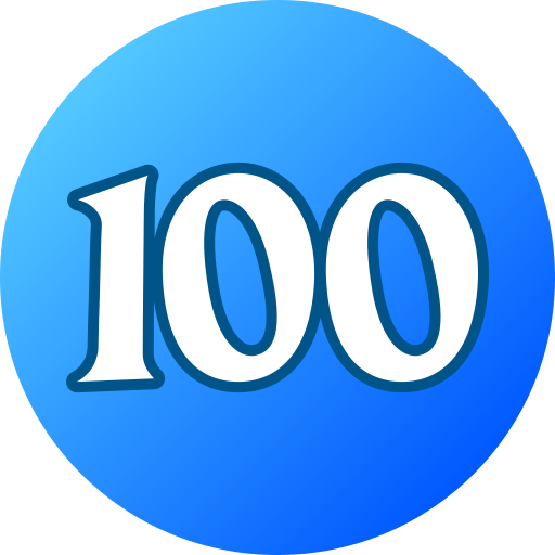 100 Generic gradient lineal-color ikona