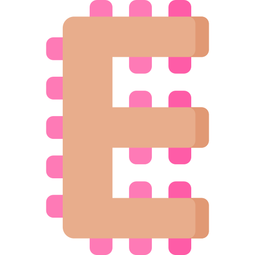 E shape Special Flat icon