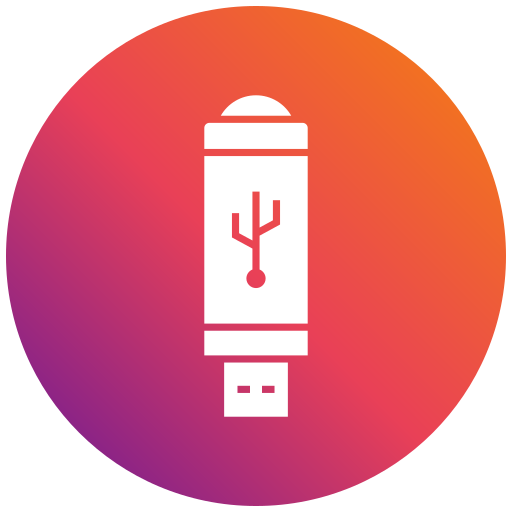 flash-disk Generic gradient fill icon
