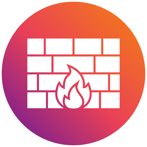 Firewall Generic gradient fill icon
