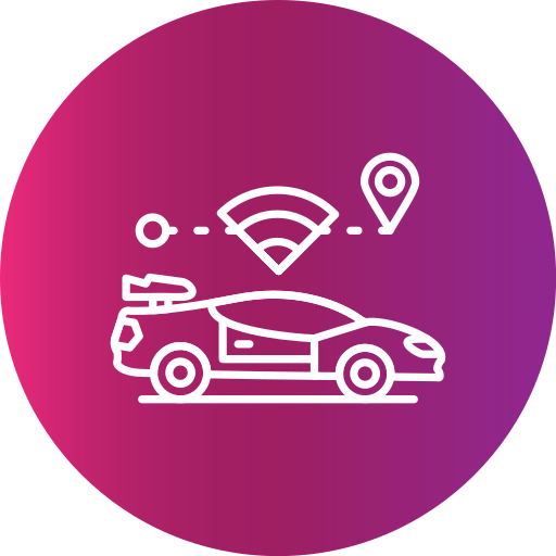 Self driving Generic gradient fill icon