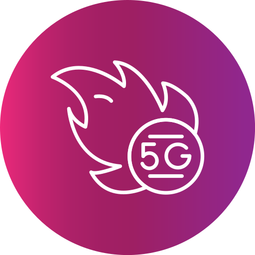 5g Generic gradient fill icon