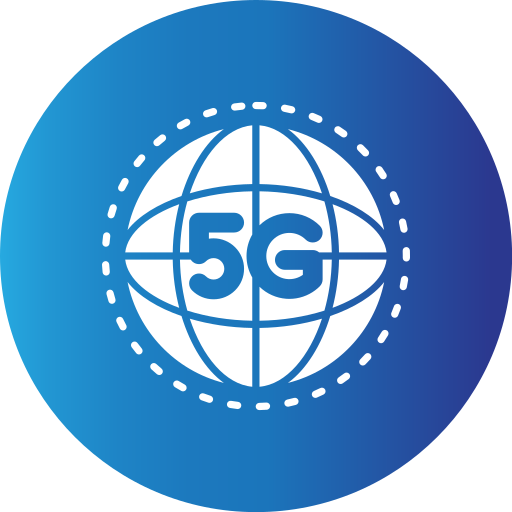 5g Generic gradient fill icon