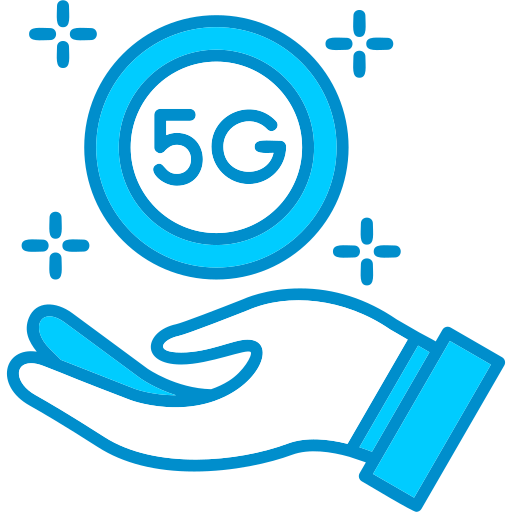 5g Generic color lineal-color icono