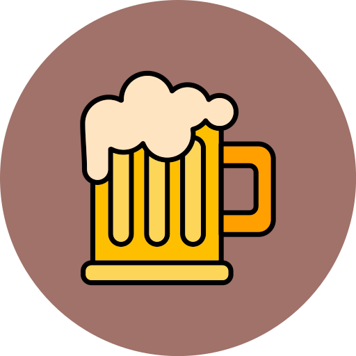 맥주 한 잔 Generic color lineal-color icon