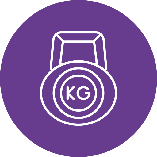 kettlebell Generic color fill ikona