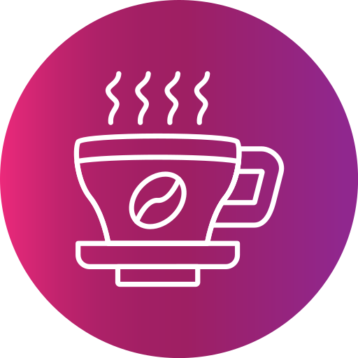 Кофейная чашка Generic gradient fill иконка