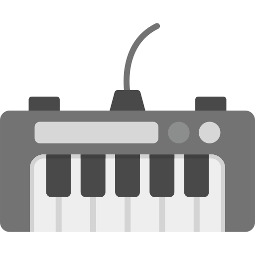 piano-toetsenbord Generic color fill icoon