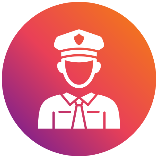 Security officer Generic gradient fill icon