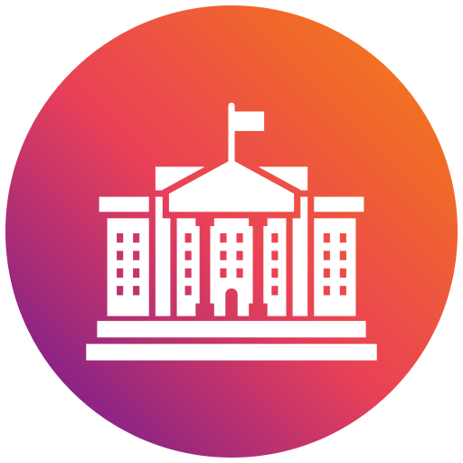 White house Generic gradient fill icon