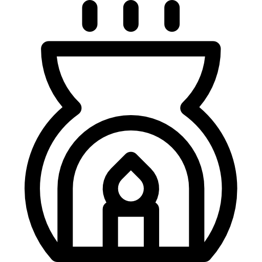 aromaterapia Basic Rounded Lineal icono