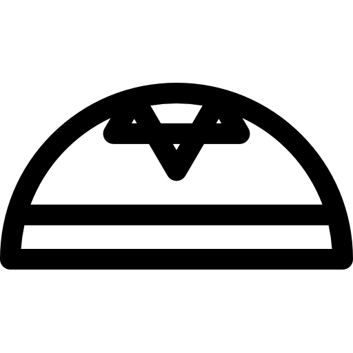 kipá Basic Rounded Lineal icono