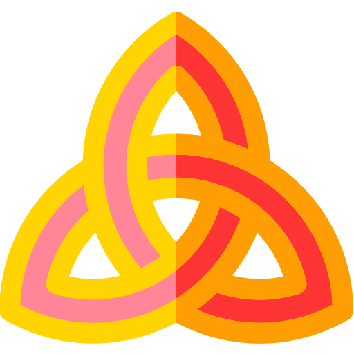 triquetra Basic Rounded Flat Icône