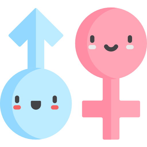 Gender Kawaii Flat icon
