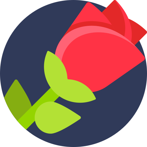 Rose Detailed Flat Circular Flat icon