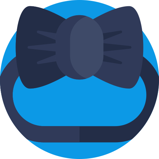 Bow tie Detailed Flat Circular Flat icon