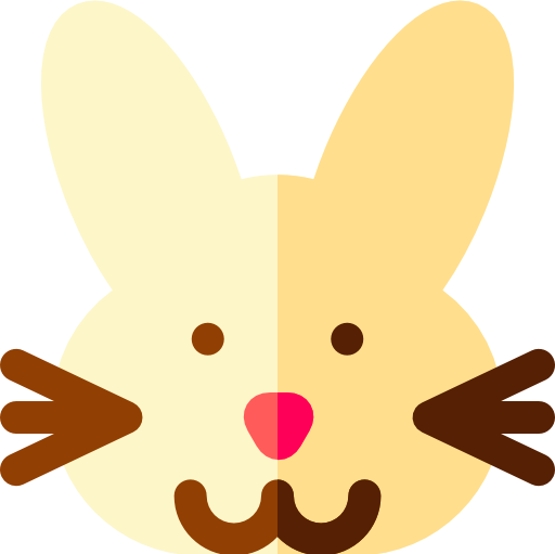 Bunny Basic Rounded Flat icon