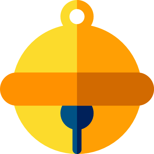 Pet bell Basic Rounded Flat icon