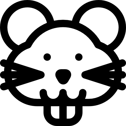 Хомяк Basic Rounded Lineal иконка
