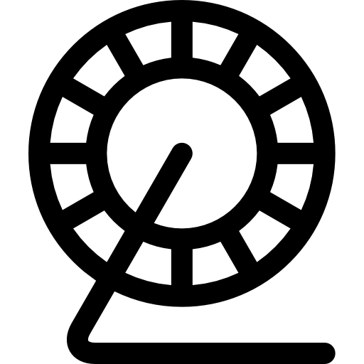 Колесо хомяка Basic Rounded Lineal иконка