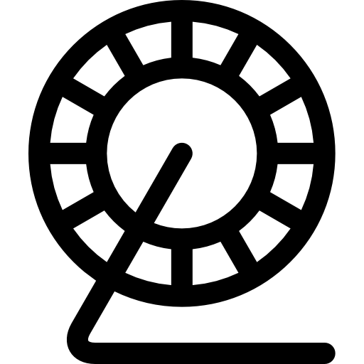 hamsterwiel Basic Rounded Lineal icoon