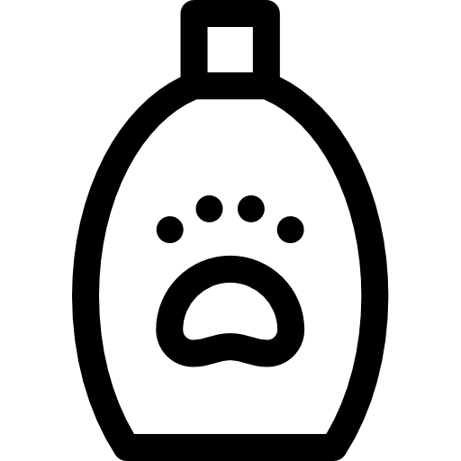ペット用シャンプー Basic Rounded Lineal icon
