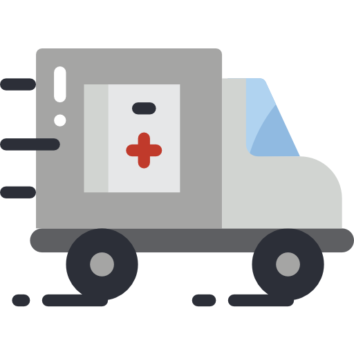 ambulancia Basic Miscellany Flat icono