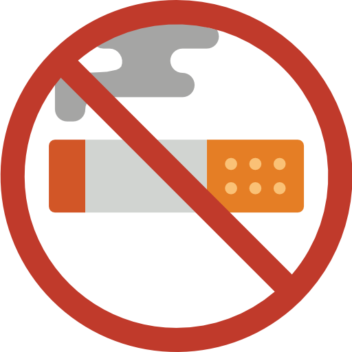 zakaz palenia Basic Miscellany Flat ikona
