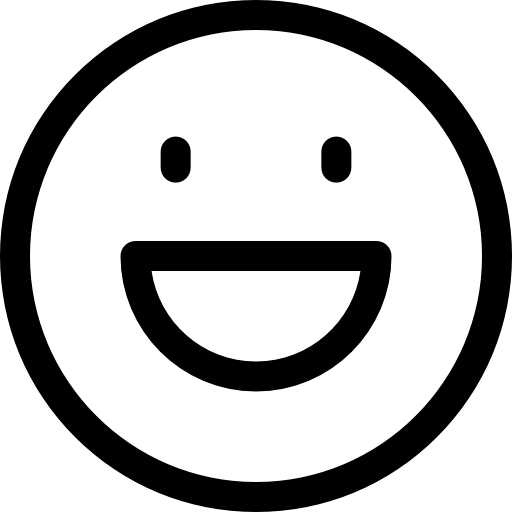 ハッピー Basic Rounded Lineal icon