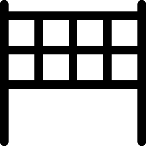 línea de meta Basic Rounded Lineal icono