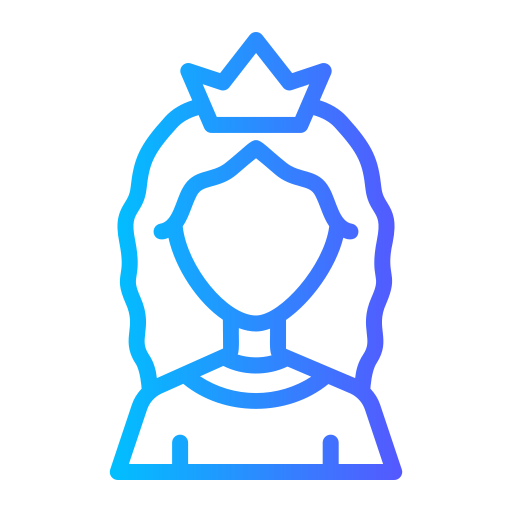 princesa Generic gradient outline icono