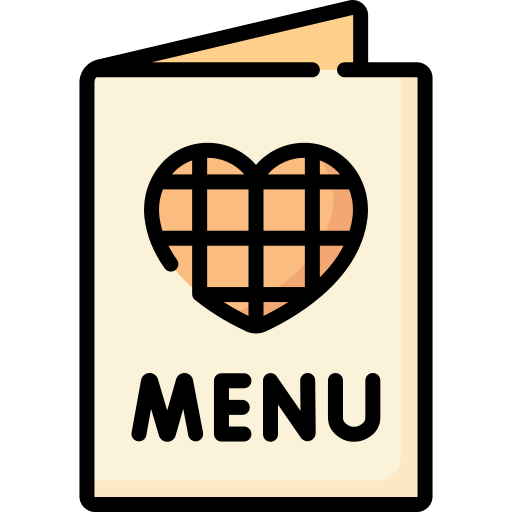Waffle menu Special Lineal color icon