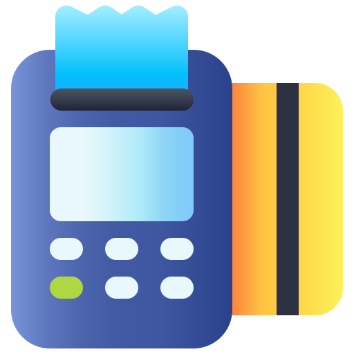 Payment terminal Generic gradient fill icon