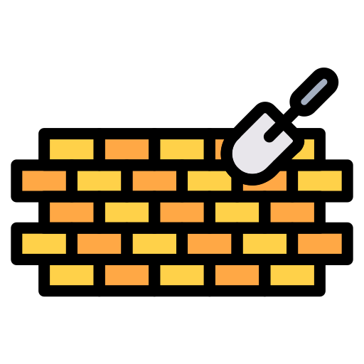 Brickwall Generic color lineal-color icon